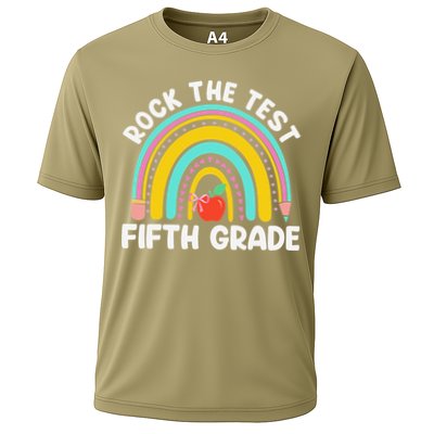 5th Grade Teacher Rock The Test Day Fifth Grade Testing Day Performance Shirt