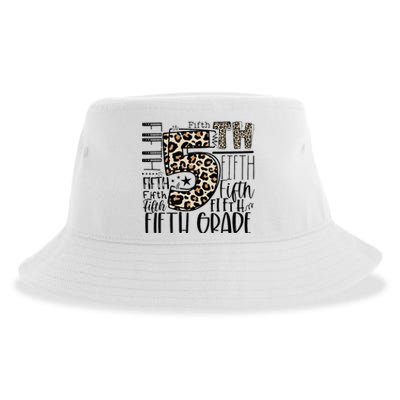 5th Grade Typography Team Fifth Grade Teacher Back To School Sustainable Bucket Hat