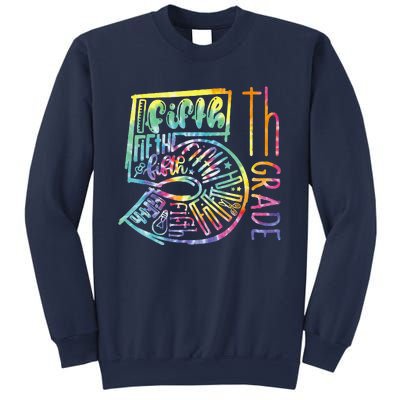 5th Grade Typography Team Fifth Grade Teacher Back To School Sweatshirt