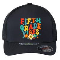 5th Grade Vibes Back To School Retro Fifth Grade Teachers Flexfit Unipanel Trucker Cap