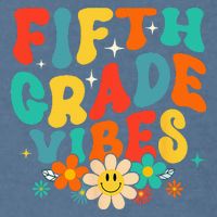 5th Grade Vibes Back To School Retro Fifth Grade Teachers Garment-Dyed Sweatshirt