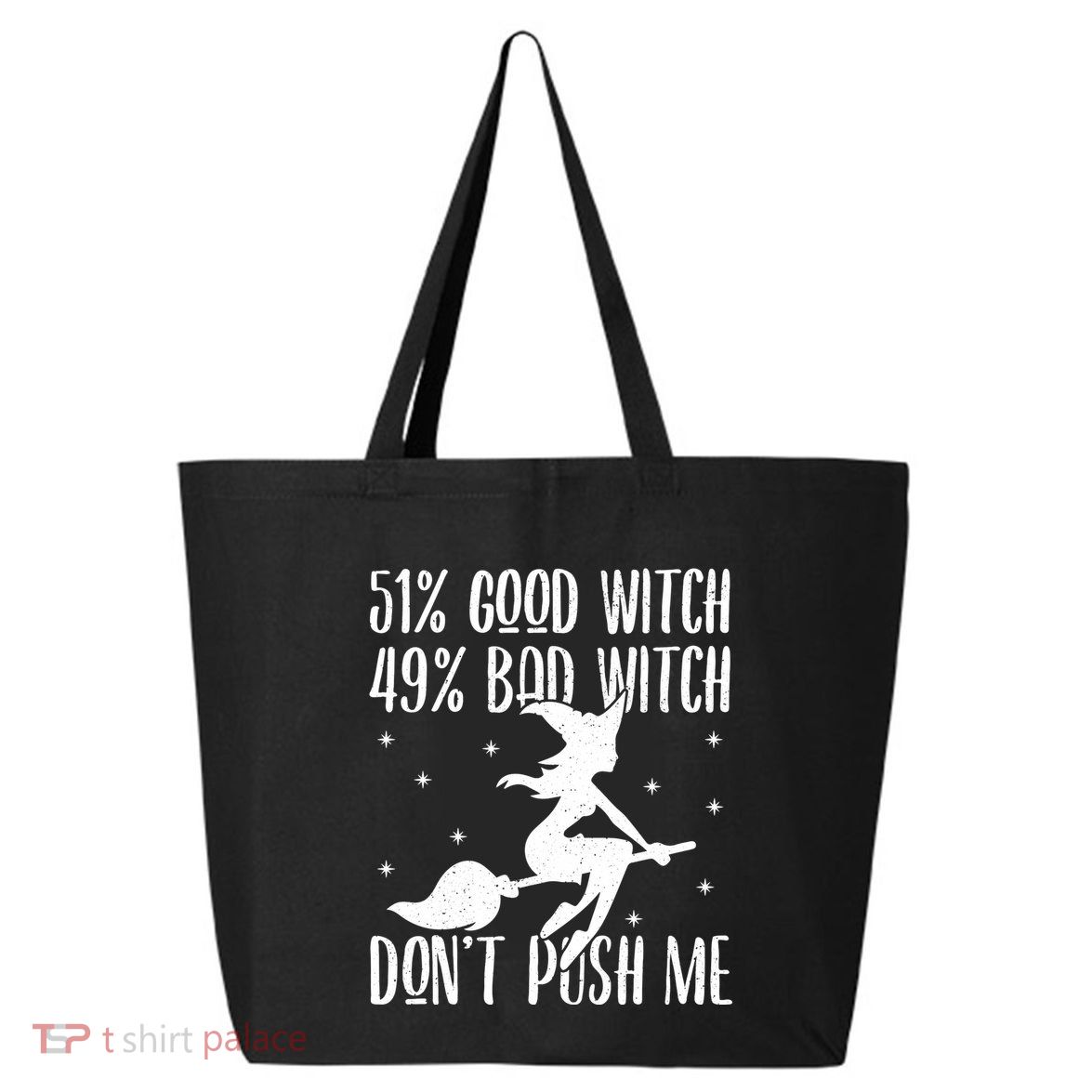 51 Good Witch 49 Bad Witch Halloween Costume Gift 25L Jumbo Tote