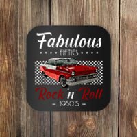 50s Hip Hop Retro 1950s Party Vintage Dance Car Dancer Coaster