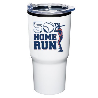 50th Home Run Baseball Birthday Gift Tumbler