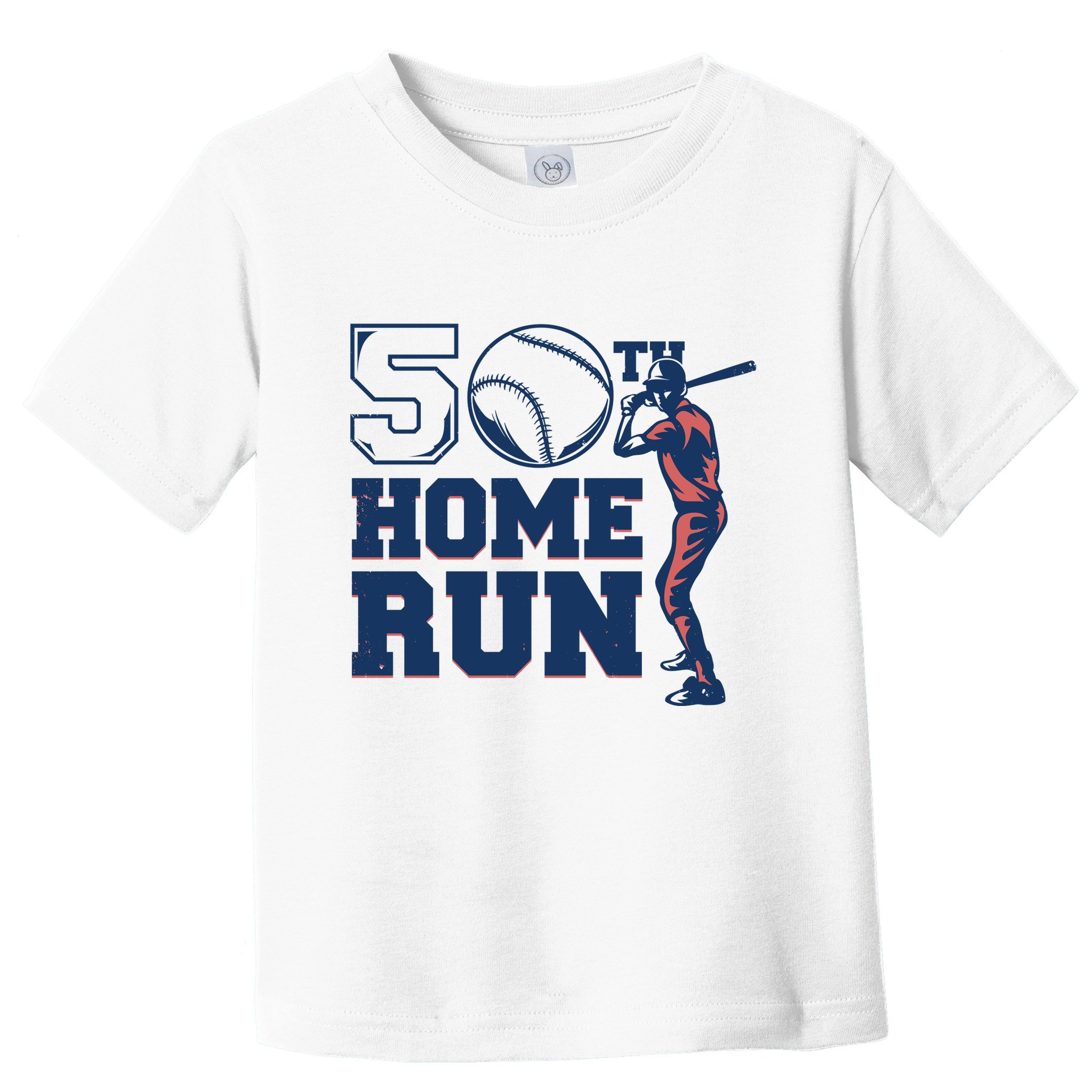 50th Home Run Baseball Birthday Gift Toddler T-Shirt