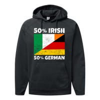 50 Irish 50 German Performance Fleece Hoodie