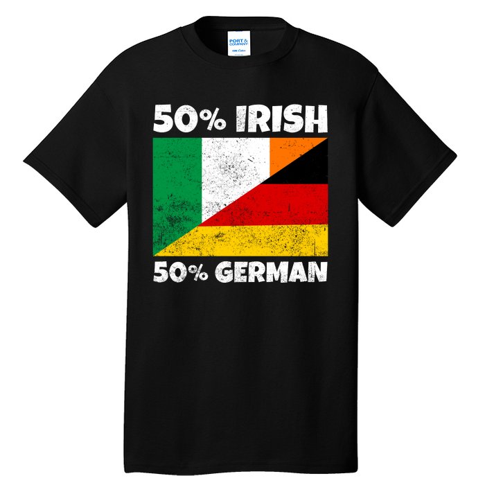 50 Irish 50 German Tall T-Shirt