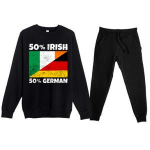 50 Irish 50 German Premium Crewneck Sweatsuit Set