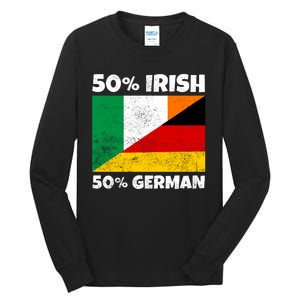 50 Irish 50 German Tall Long Sleeve T-Shirt