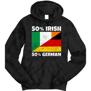 50 Irish 50 German Tie Dye Hoodie