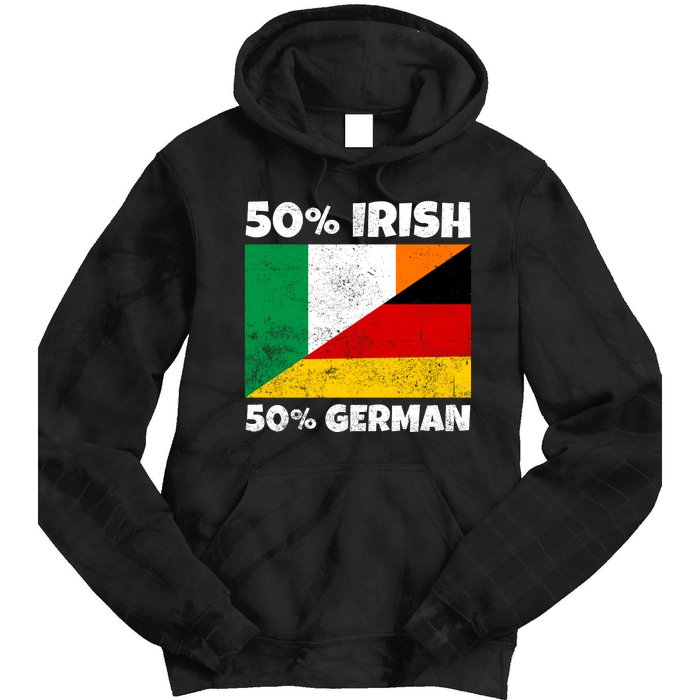 50 Irish 50 German Tie Dye Hoodie