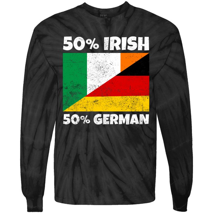 50 Irish 50 German Tie-Dye Long Sleeve Shirt