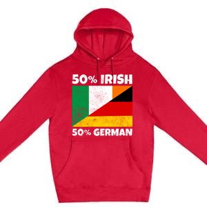 50 Irish 50 German Premium Pullover Hoodie