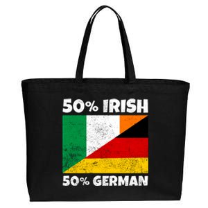 50 Irish 50 German Cotton Canvas Jumbo Tote