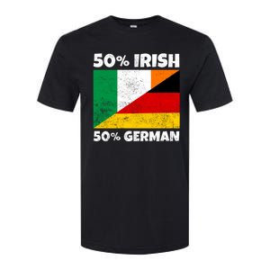 50 Irish 50 German Softstyle CVC T-Shirt