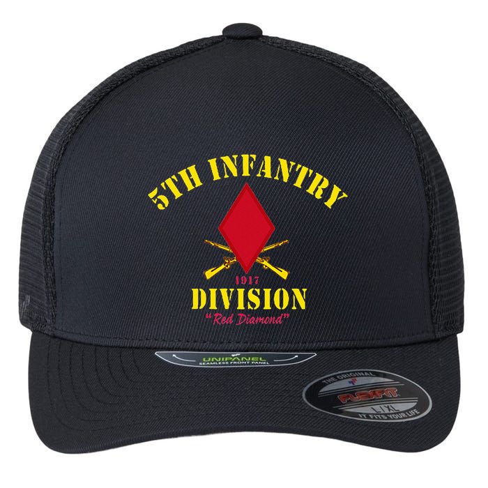 5th Infantry Division Veterans Day Flexfit Unipanel Trucker Cap