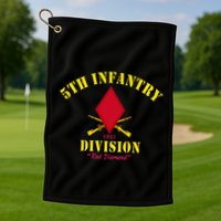5th Infantry Division Veterans Day Golf Towel