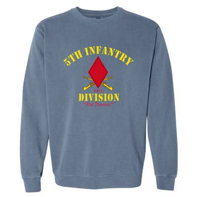 5th Infantry Division Veterans Day Garment-Dyed Sweatshirt