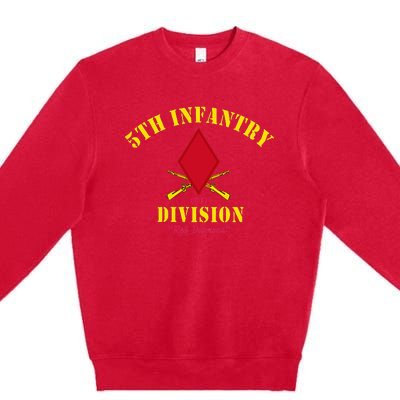 5th Infantry Division Veterans Day Premium Crewneck Sweatshirt