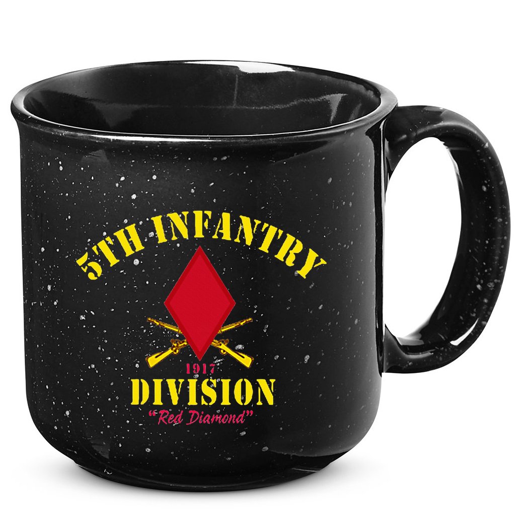 5th Infantry Division Veterans Day 15oz Campfire Ceramic Mug