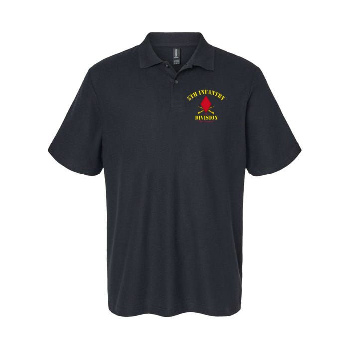 5th Infantry Division Veterans Day Softstyle Adult Sport Polo