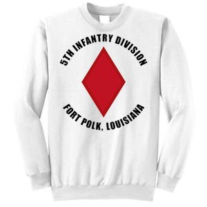 5th Infantry Division Fort Polk Louisiana Emblem Veteran Sweatshirt