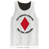 5th Infantry Division Fort Polk Louisiana Emblem Veteran Mesh Reversible Basketball Jersey Tank