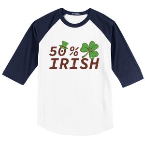 50 % Irish Half Irish Baseball Sleeve Shirt