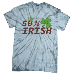 50 % Irish Half Irish Tie-Dye T-Shirt