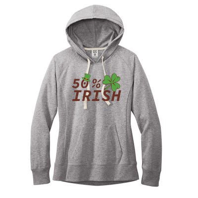 50 % Irish Half Irish Women's Fleece Hoodie