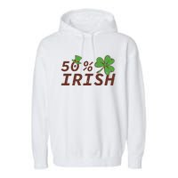 50 % Irish Half Irish Garment-Dyed Fleece Hoodie