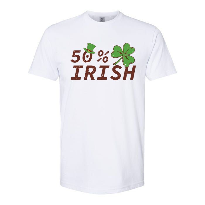 50 % Irish Half Irish Softstyle CVC T-Shirt