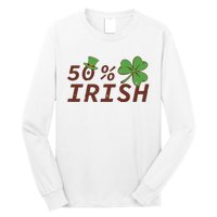 50 % Irish Half Irish Long Sleeve Shirt