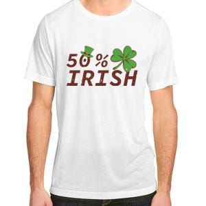 50 % Irish Half Irish Adult ChromaSoft Performance T-Shirt