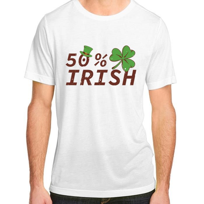 50 % Irish Half Irish Adult ChromaSoft Performance T-Shirt