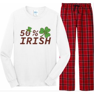 50 % Irish Half Irish Long Sleeve Pajama Set