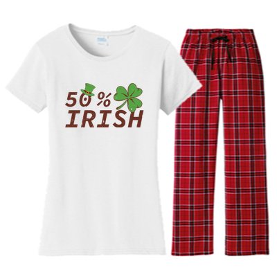 50 % Irish Half Irish Women's Flannel Pajama Set