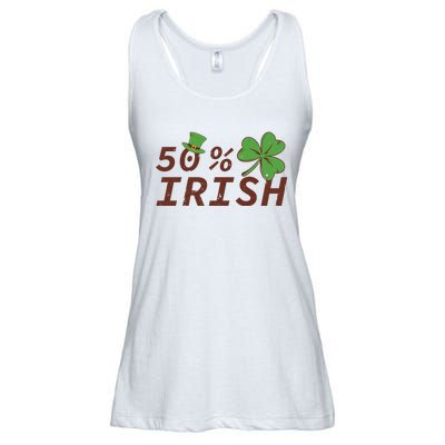 50 % Irish Half Irish Ladies Essential Flowy Tank