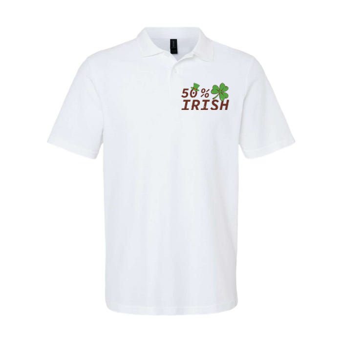 50 % Irish Half Irish Softstyle Adult Sport Polo