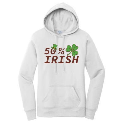 50 % Irish Half Irish Women's Pullover Hoodie