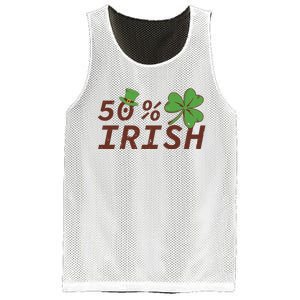 50 % Irish Half Irish Mesh Reversible Basketball Jersey Tank