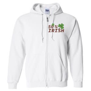 50 % Irish Half Irish Full Zip Hoodie