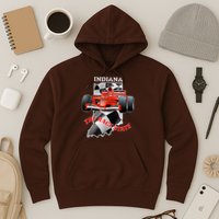 500 Indianapolis Indiana The Race State Checkered Flag Hoodie