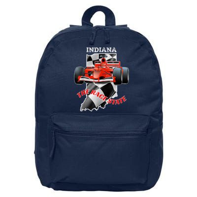 500 Indianapolis Indiana The Race State Checkered Flag 16 in Basic Backpack