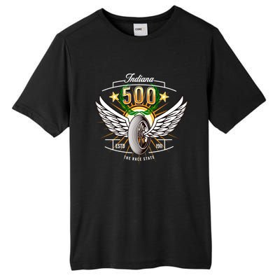 500 Indianapolis Indiana The Race State Winged Tyre Winners Great Gift Tall Fusion ChromaSoft Performance T-Shirt