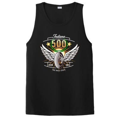 500 Indianapolis Indiana The Race State Winged Tyre Winners Great Gift PosiCharge Competitor Tank