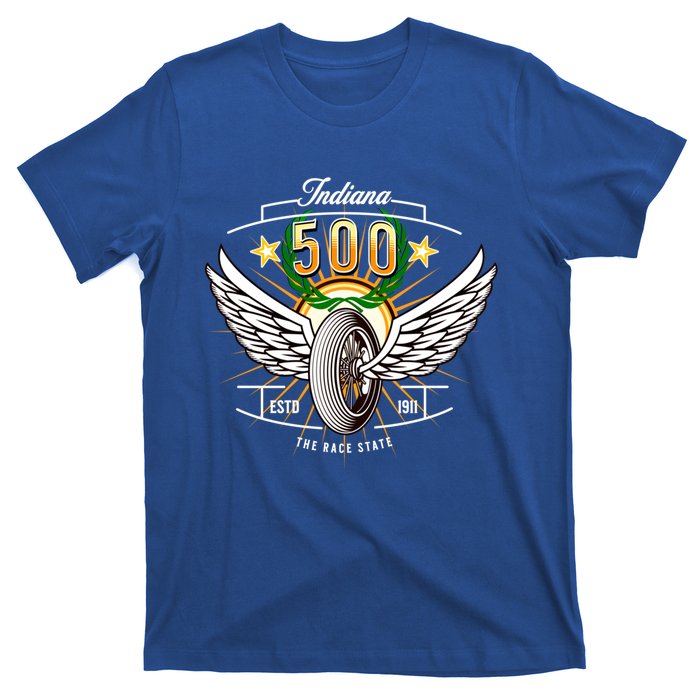 500 Indianapolis Indiana The Race State Winged Tyre Winners Great Gift T-Shirt