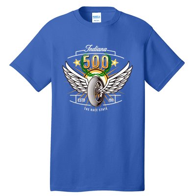 500 Indianapolis Indiana The Race State Winged Tyre Winners Great Gift Tall T-Shirt