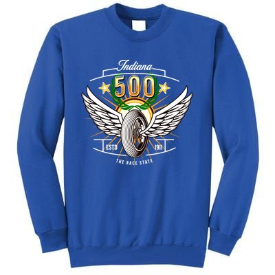 500 Indianapolis Indiana The Race State Winged Tyre Winners Great Gift Tall Sweatshirt