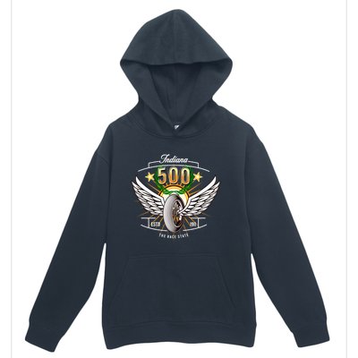 500 Indianapolis Indiana The Race State Winged Tyre Winners Great Gift Urban Pullover Hoodie